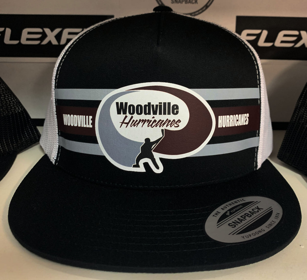 *NEW* Five Panel Team Mesh Back Hat Hurricanes Lindsay Sportsline