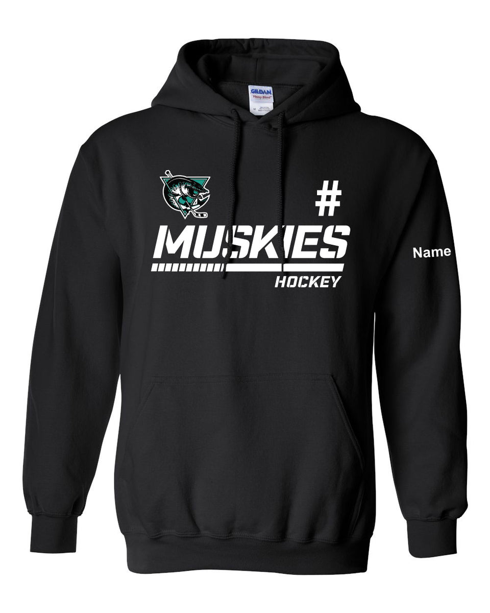 Muskies Team Fleece Hoodie (CUSTOMIZED WITH NUMBER *OPTIONAL) Lindsay