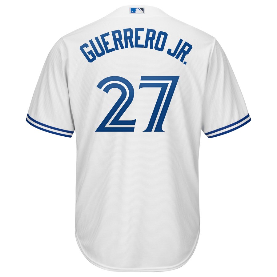 Blue Jays Replica Adult Home Jersey by Majestic (GUERRERO JR.)