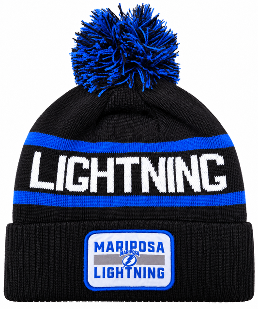 Mariposa Lightning Branded Pom Pom Toque - Twill Patch