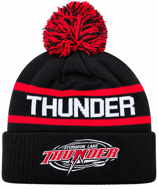 Sturgeon Thunder Branded Pom Pom Toque - Embroidered