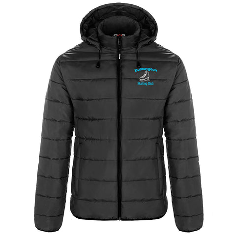 Bobcaygeon Skating Club Glacial Ladies Puffy Jacket with Detachable Hood - Embroidered