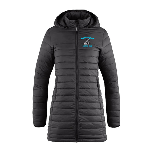 Bobcaygeon Skating Club Glacier Bay Full Length Puffy Jacket - Embroidered