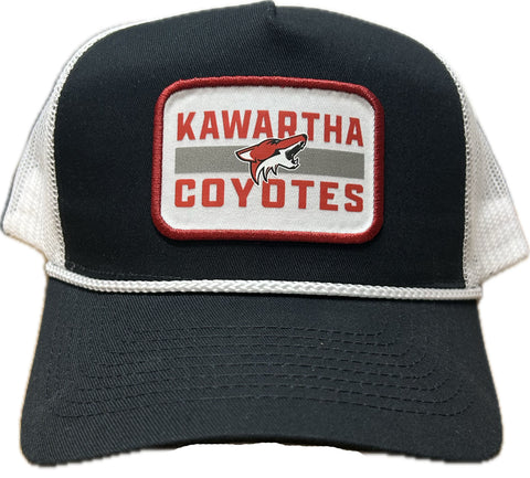 Kawartha Coyotes Mesh Back Rope Hat - Patch