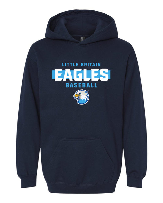 Little Britain Eagles Baseball Fleece Hoodie