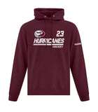 Woodville Hurricanes Team Fleece Hoodie (CUSTOMIZED WITH NUMBER *OPTIONAL)