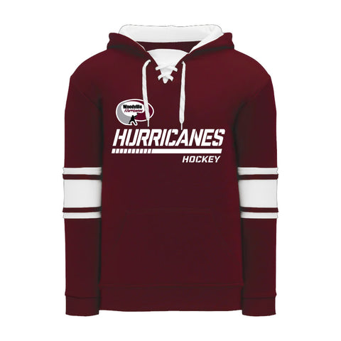 Woodville Hurricanes Team Performance Hockey Lace Hoodie