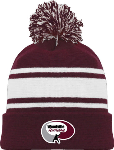 Woodville Hurricanes Pom Pom Toque