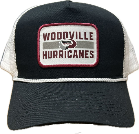Woodville Hurricanes Mesh Back Rope Hat - Patch