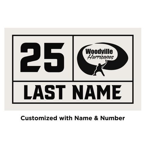 Woodville Hurricanes Hockey Bag Tag (Insert)