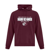 Woodville Hurricanes Team Fleece Hoodie (CUSTOMIZED WITH NUMBER *OPTIONAL)