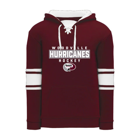 Woodville Hurricanes Team Performance Hockey Lace Hoodie