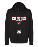 Coyotes Team Fleece Hoodie (CUSTOMIZED WITH NUMBER *OPTIONAL)