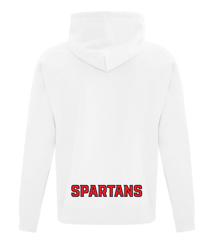 LCVI Spartans Fleece Hoodie (White)