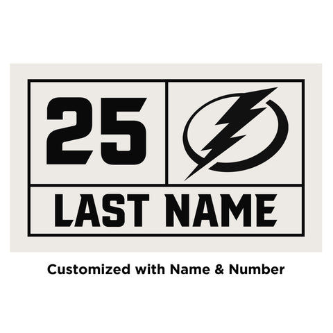 Mariposa Lightning Hockey Bag Tag (Insert)