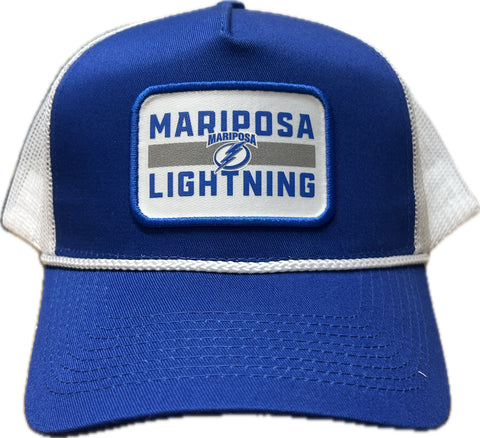 Mariposa Lightning Mesh Back Rope Hat - Patch