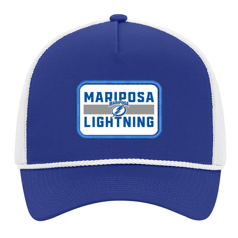 Mariposa Lightning Mesh Back Rope Hat - Patch