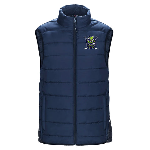 Ladies Chill Puffy Team Vest - Lynx - Embroidered
