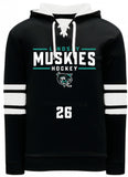 Muskies Team Performance Hockey Lace Hoodie