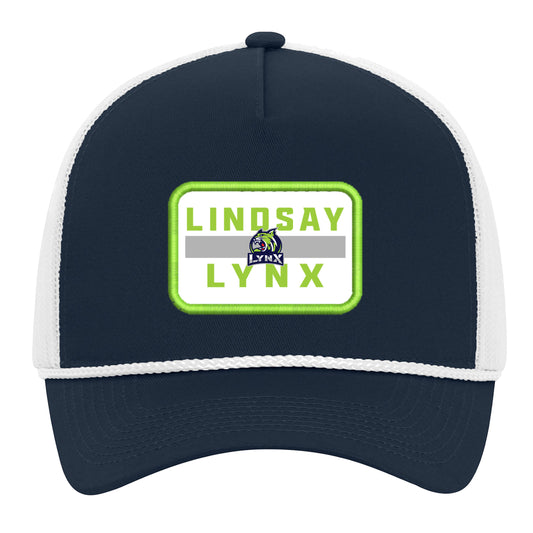 Lindsay Lynx Mesh Back Rope Hat - Patch