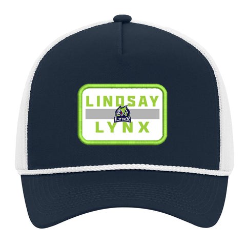 Lindsay Lynx Mesh Back Rope Hat - Patch