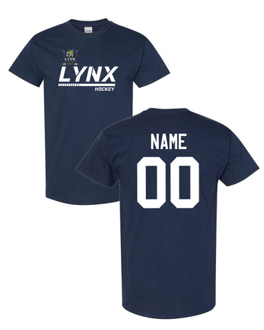 Lindsay Lynx Hockey Tee (CUSTOMIZED)