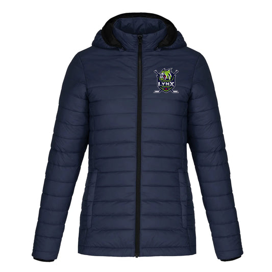Ladies Lightweight Glacial Puffy Team Jacket - Lynx - Embroidered