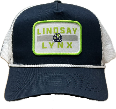Lindsay Lynx Mesh Back Rope Hat - Patch