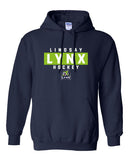 Lindsay Lynx Team Fleece Hoodie (CUSTOMIZED WITH NUMBER *OPTIONAL)