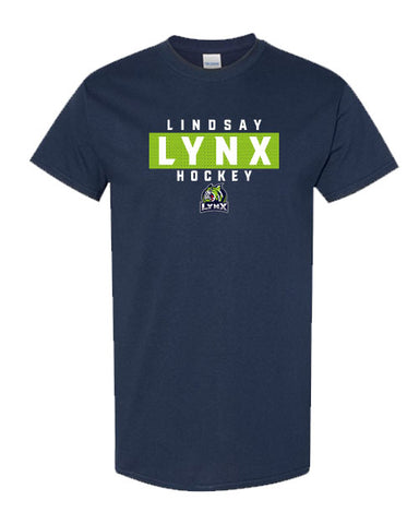 Lindsay Lynx Hockey Tee