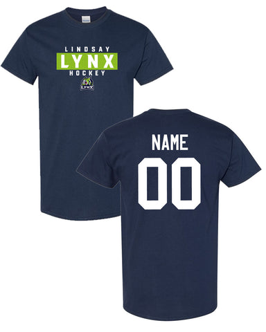 Lindsay Lynx Hockey Tee (CUSTOMIZED)