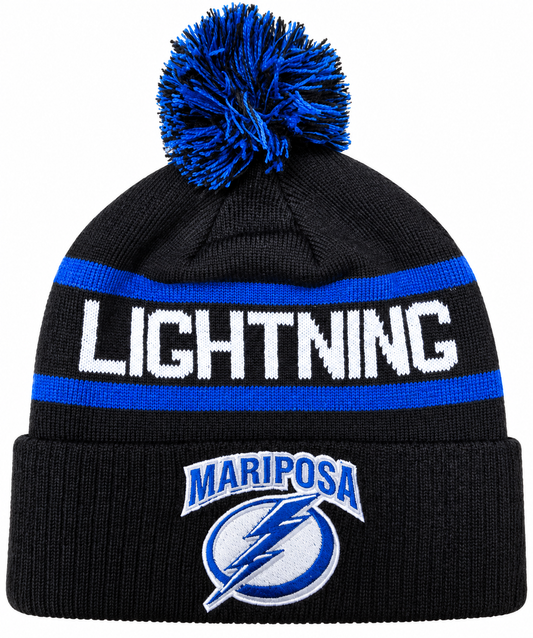 Mariposa Lightning Branded Pom Pom Toque - Embroidered