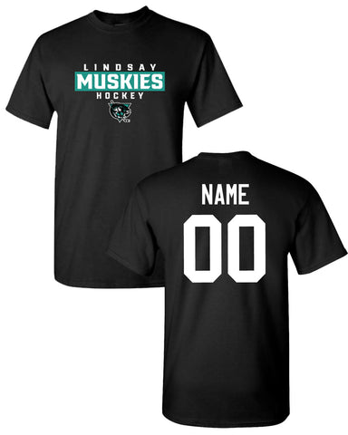 Muskies Hockey Tee (CUSTOMIZED)