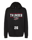 Sturgeon Thunder Team Fleece Hoodie (CUSTOMIZED WITH NUMBER *OPTIONAL)