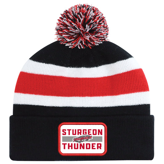 Sturgeon Thunder Pom Pom Toque - Twill Patch