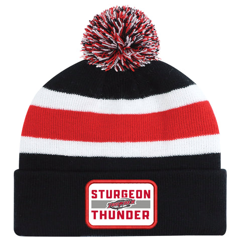 Sturgeon Thunder Pom Pom Toque - Twill Patch