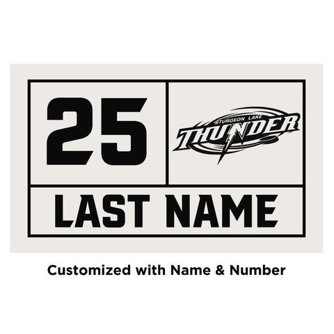 Sturgeon Thunder Hockey Bag Tag (Insert)