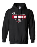 Sturgeon Thunder Team Fleece Hoodie (CUSTOMIZED WITH NUMBER *OPTIONAL)