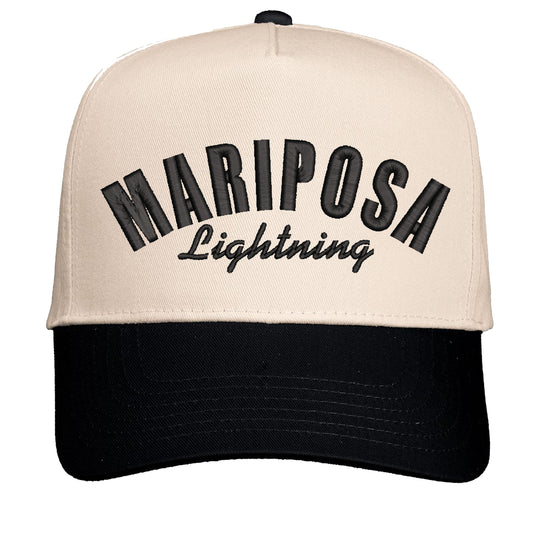 Mariposa Lightning Five-Panel Twill Hat - Embroidered