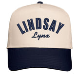 Lindsay Lynx Five-Panel Twill Hat - Embroidered