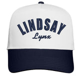 Lindsay Lynx Five-Panel Twill Hat - Embroidered