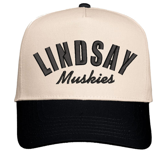 Lindsay Muskies Five-Panel Twill Hat - Embroidered
