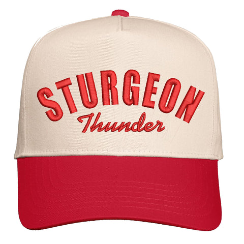 Sturgeon Thunder Five-Panel Twill Hat - Embroidered