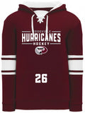 Woodville Hurricanes Team Performance Hockey Lace Hoodie
