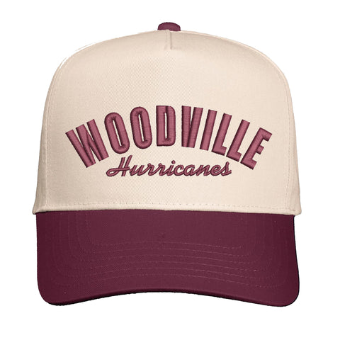 Woodville Hurricanes Five-Panel Twill Hat - Embroidered