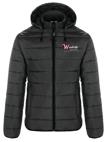 Woodville Skating Club Glacial Puffy Jacket with Detachable Hood - Embroidered
