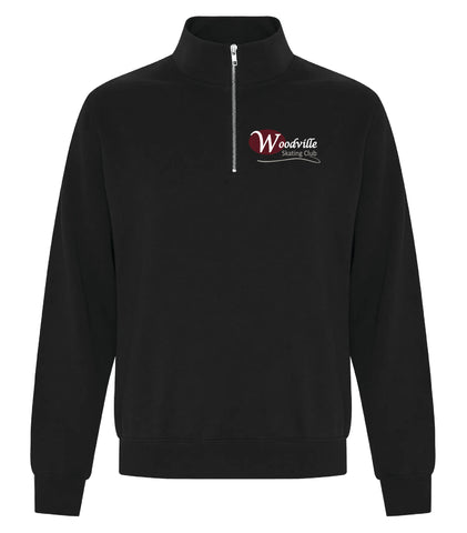 Woodville Skating Club 1/4 Zip Fleece Sweatshirt - Embroidered