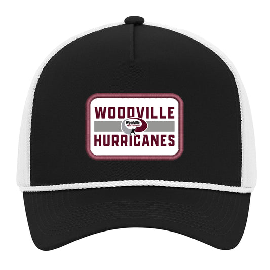 Woodville Hurricanes Mesh Back Rope Hat - Patch