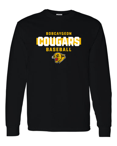 Bobcaygeon Cougars Baseball Long Sleeve Tee