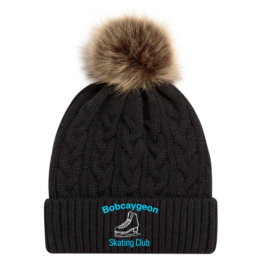 Bobcaygeon Skating Club Pom Pom Toque - Embroidered